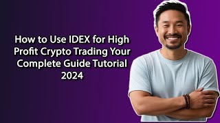 How to Use IDEX for High Profit Crypto Trading Your Complete Guide Tutorial 2024 [upl. by Hgielrac986]