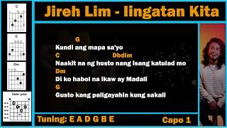 Jireh Lim  Iingatan Kita ft Nik Makino Lyrics And Chords [upl. by Imac]