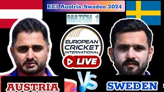 Austria vs Sweden T10 live  AUT vs SWE live  ECI Live Score amp Commentary [upl. by Eenot991]