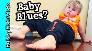 HobbyBaby Bummed Out Can HobbyDad Help HobbyMom Hugs by HobbyKidsVids [upl. by Bernete]