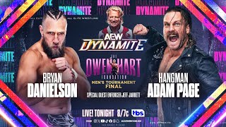 Bryan Danielson Vs Hangman Adam Page  Men’s Owen Hart Foundation Tournament Final  Highlights [upl. by Nowed]