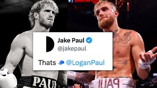 JAKE PAUL CALLS OUT LOGAN PAUL [upl. by Lleynad]