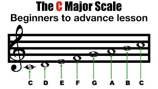 C Major Scale  Beginners to Advance Lesson [upl. by Ettennor713]