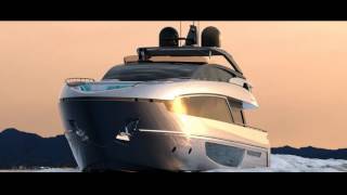 Luxury Yacht  Riva 100 Corsaro Project [upl. by Dwan]