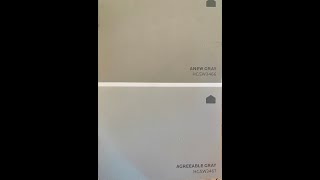 Sherwin Williams Anew Gray Agreeable Gray and White Heron  using all 3 shades for interior [upl. by Staley]