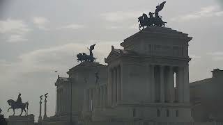 Roma Five Suites  Piazza Venezia  Live Webcam from Rome [upl. by Ahsinauj]