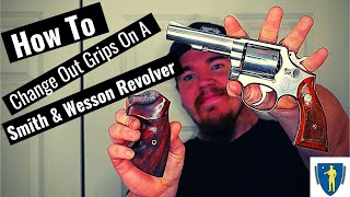 How To Change The Grips on a SampW Revolver [upl. by Namus]