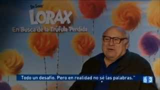 Doblaje de Lorax Danny DeVito dobla en castellano [upl. by Bernie]