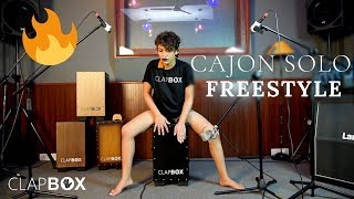 Clapbox  CB50  Percussionist Geetanjali Kalta  Cajon solo  Freestyle [upl. by Poock147]