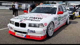 Onboard Schnitzer Classic BMW 320i STW Tourenwagen Goldene Ära Race 1 ADAC Hockenheim Historic 2024 [upl. by Artemisa574]