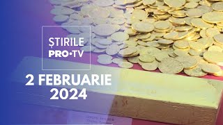 Știrile PRO TV  2 Februarie 2024 [upl. by Petua]