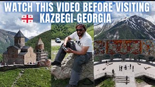 An Amazing Day Trip To Kazbegi Gudauri from Tbilisi  Turkey To Georgia [upl. by Yecies]