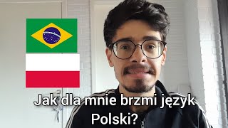 Brazylijczyk mówi jak brzmi dla niego język Polski po 4 latach nauki języka polskiego 🇧🇷🇵🇱 [upl. by Olodort93]