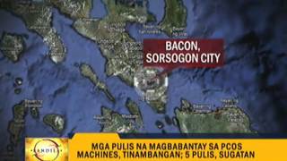 5 cops hurt in Sorsogon ambush [upl. by Aitnom]