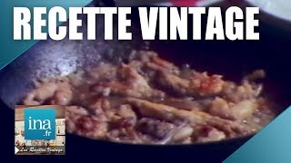 Recette  La blanquette de grenouille  Archive INA [upl. by Cathey602]