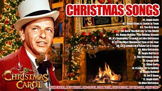 Frank Sinatra Nat King Cole Bing Crosby amp Christmas Oldies🎄 Best Classics Christmas with Fireplace [upl. by Aronel]