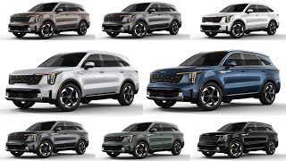 New 2025 Kia SORENTO  COLORS Details Comparison Specs amp Price  What do you like [upl. by Nesmat]