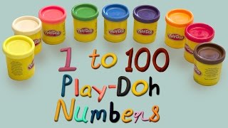 Numbers Song  Learn Numbers 1 to 100  Play Doh Numbers [upl. by Yevoc]