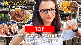 TOP CEL MAI PROST RESTAURANT  Fac TOXIINFECTIE sau MANANC Bine [upl. by Sully]