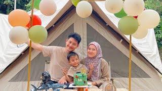 unboxing khemah baru  ian’s birthday celebration  camping malaysia  campingmalaysia asmrcaping [upl. by Brosine]