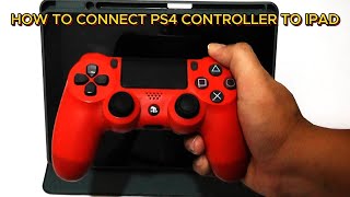 HOW TO CONNECT PS4 CONTROLLER TO IPAD tricks lifehacks viralvideo howto wow ps4 usa fyp [upl. by Adrahs]