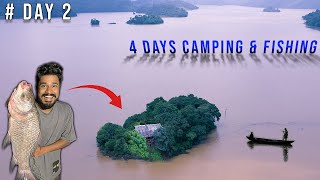 We Caught the Biggest Fish  4 Days Group Camping amp Fishing on an Island in Heavy Rain  DAY 2 [upl. by Peedus698]