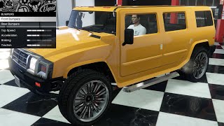 GTA 5  OG Vehicle Customization  Mammoth Patriot Hummer H2 [upl. by Aihsekram]