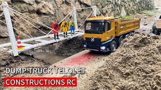 JEMBATAN AMBRUK ⁉️ Mobil Truck Dan Excavator Melewati Jalur Alternatif Ada Truck Terbalik [upl. by Pengelly]