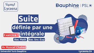 🟢Exercice 1 suite définie par une intégrale l Bac Scientifiques [upl. by Elehcar641]