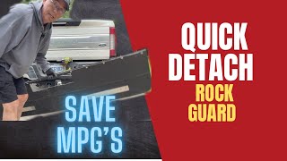 Make Your Ultraguard or Duraguard Stone Guard Removable Save MPG’s [upl. by Maiocco]