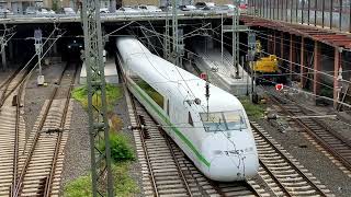 Hamburg Hauptbahnhof Neue Treppen an Gleis 11–14 und Erneuerung des Bahnsteigs Gleis 1314 [upl. by Rilda]