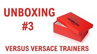 Unboxing 3  Versus Versace High Top Logo Trainers [upl. by Arol]