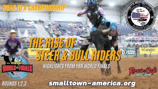 The Rise of steer and bull riders highlights from YBR World Finals [upl. by Garnette947]