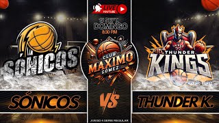 SONICOS VS THUNDER KINGS  3ER TORNEO INTERNO MAXIMO GOMEZ JUEGO 4 [upl. by Epuladaugairam]