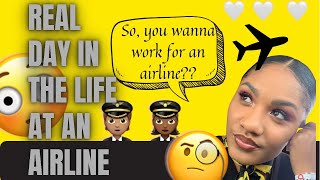 Working for an Airline  Day in the life [upl. by Sirtimid]