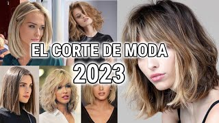 EL CORTE de CABELLO de MODA 2023 MEDIA MELENA CLAVICULAR es el CORTE de CABELLO en TENDENCIA de MODA [upl. by Mellen]