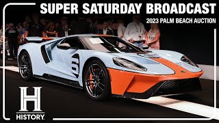 2023 PALM BEACH SUPER SATURDAY BROADCAST  Saturday April 15 2023  BARRETTJACKSON 2023 AUCTION [upl. by Aivatnuhs]