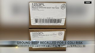 Valley Meats issues ground beef recall sold in Illinois [upl. by Ahsenaj433]