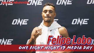 Felipe Lobo says Jonathan Haggerty is quotunderestimating mequot  ONE Fight Night 19 [upl. by Nelyak]