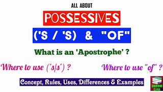 Apostrophe S s  Possessive Nouns  Apostrophe S vs of [upl. by Nollat]