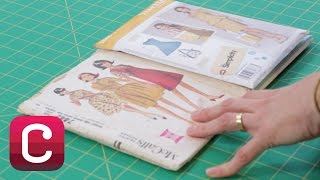 How to Read a Sewing Pattern with Liesl Gibson I Creativebug [upl. by Nakada522]