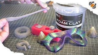 Foam Clay  How to Sculpt Cast Carve amp Paint [upl. by Garnes]