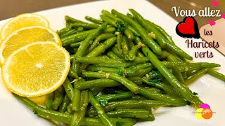 Vous allez aimer les haricots verts  recette de haricots verts sautés [upl. by Liz285]