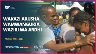 WAKAZI WA ARUSHA WAMWANGUKIA WAZIRI WA ARDHI [upl. by Sito]