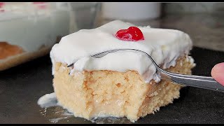 TRES LECHES Cake  Homemade Tres Leches Cake Recipe [upl. by Eaj]