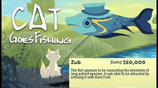 Cat Goes Fishing Zub catch tutorial [upl. by Atram]