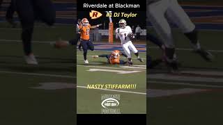 Riverdale 1 DJ Taylor Nasty Stiffarm [upl. by Netsud]