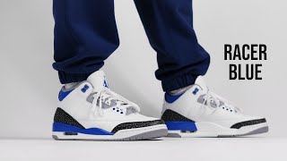 ¡Los NUEVOS Air Jordan 3 Racer Blue EARLY REVIEW [upl. by Qifar170]