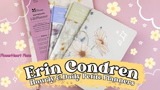 Erin Condren First Impressions  Softbound LifePlanner Hourly Layout amp Petite Daily Planners [upl. by Wane438]