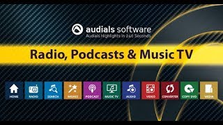 Audials 2018 in 240 Seconds Radio Podcasts amp Music TV [upl. by Shih322]